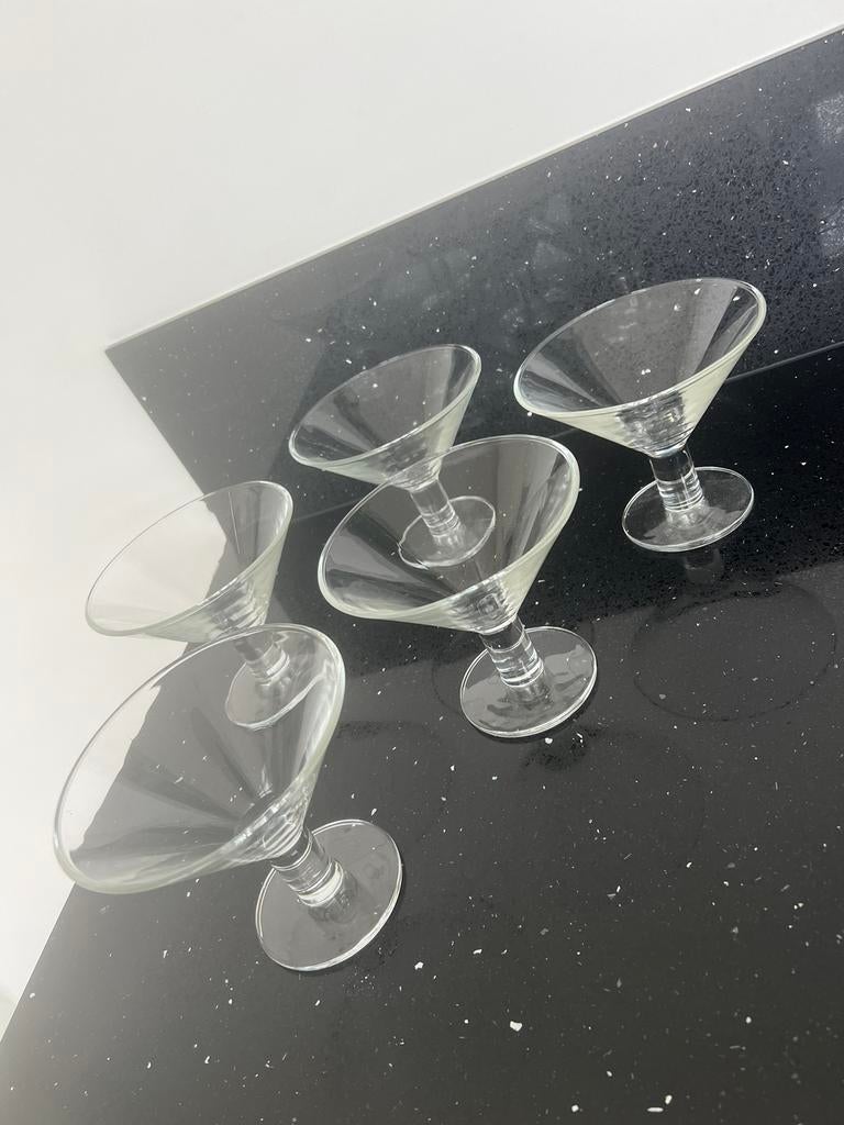 Vintage Ijscoupe glazen, Verzamelen, Glas en Borrelglaasjes, Ophalen of Verzenden, Zo goed als nieuw, Overige typen