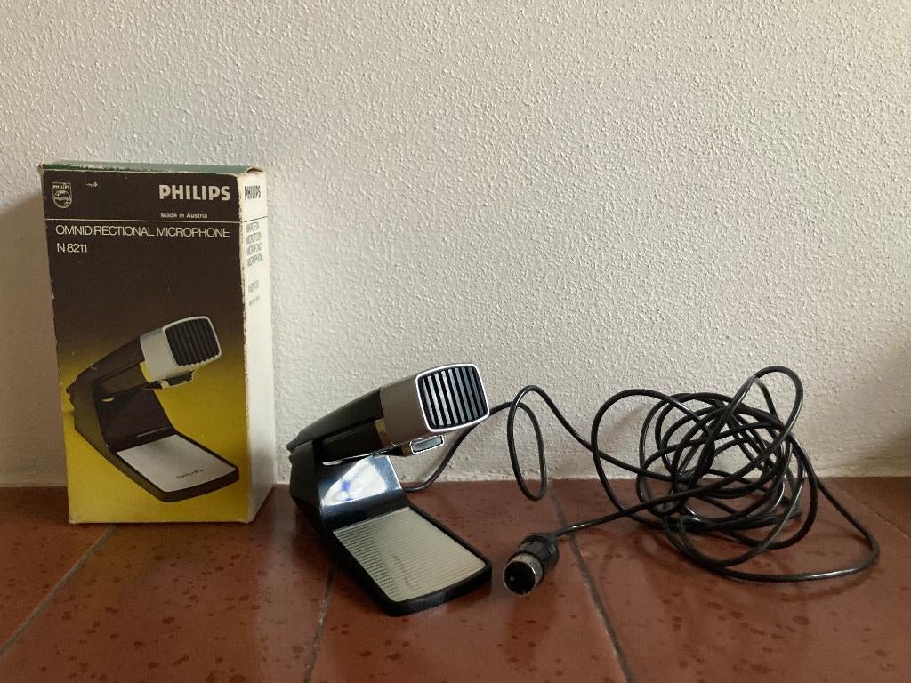 Div. vintage kleine microfoons microfoon jaren 70 seventies, Muziek en Instrumenten, Ophalen of Verzenden, Zo goed als nieuw
