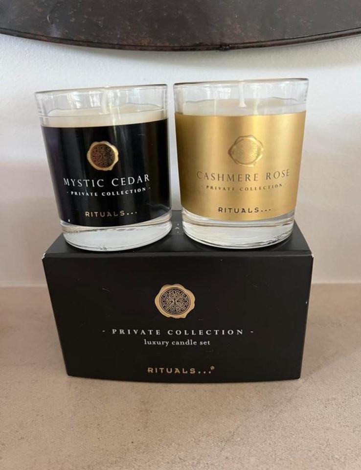 Rituals Private Collection geurkaarsen set  🧡🖤 nieuw!, Sieraden, Tassen en Uiterlijk, Ophalen of Verzenden, Nieuw