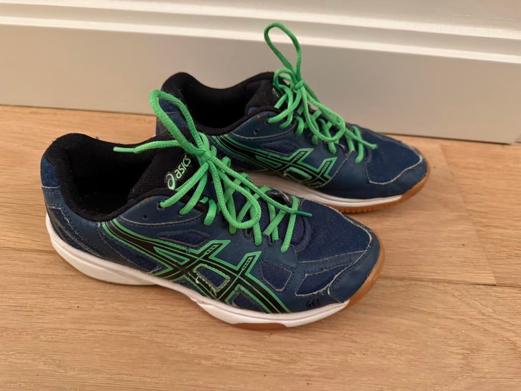 Asics gel-flare schoenen maat 36, blauw, sportschoenen, Asics, Ophalen of Verzenden, Zo goed als nieuw, Jongen of Meisje