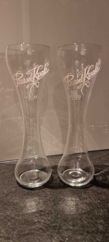 PauwelKwak bierglazen, Ophalen, Zo goed als nieuw, Bierglas