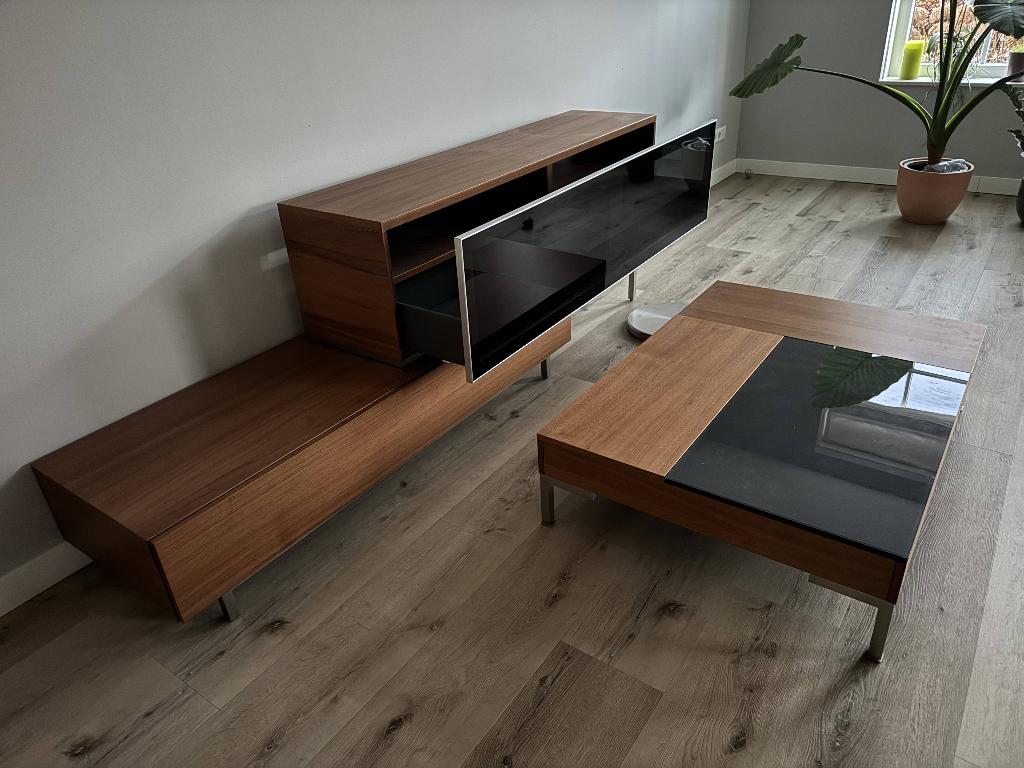 dressoir met salontafel Bo concept, Ophalen, Bo concept, Gebruikt, Glas