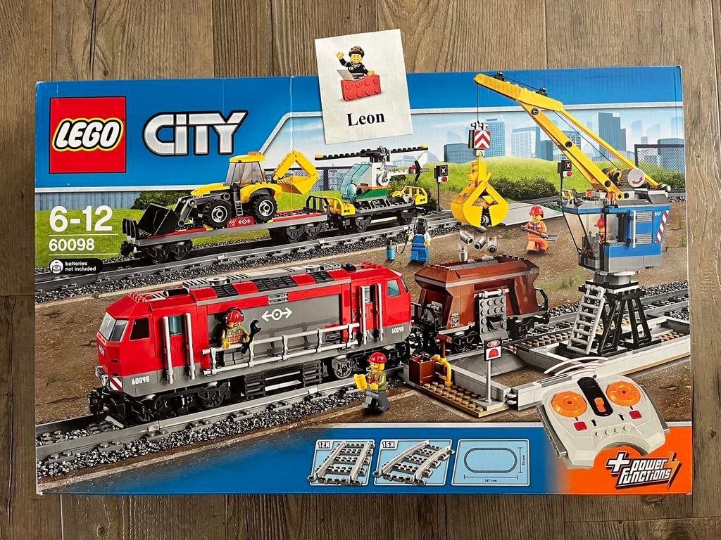 Lego 60098 Zware Goederen Vrachttrein - Nieuw in doos!, Ophalen of Verzenden, Nieuw, Complete set, Lego