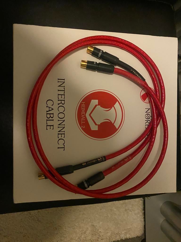 Nordost Heimdall 2 RCA, Ophalen of Verzenden, Zo goed als nieuw, Minder dan 2 meter, Interlink-kabel
