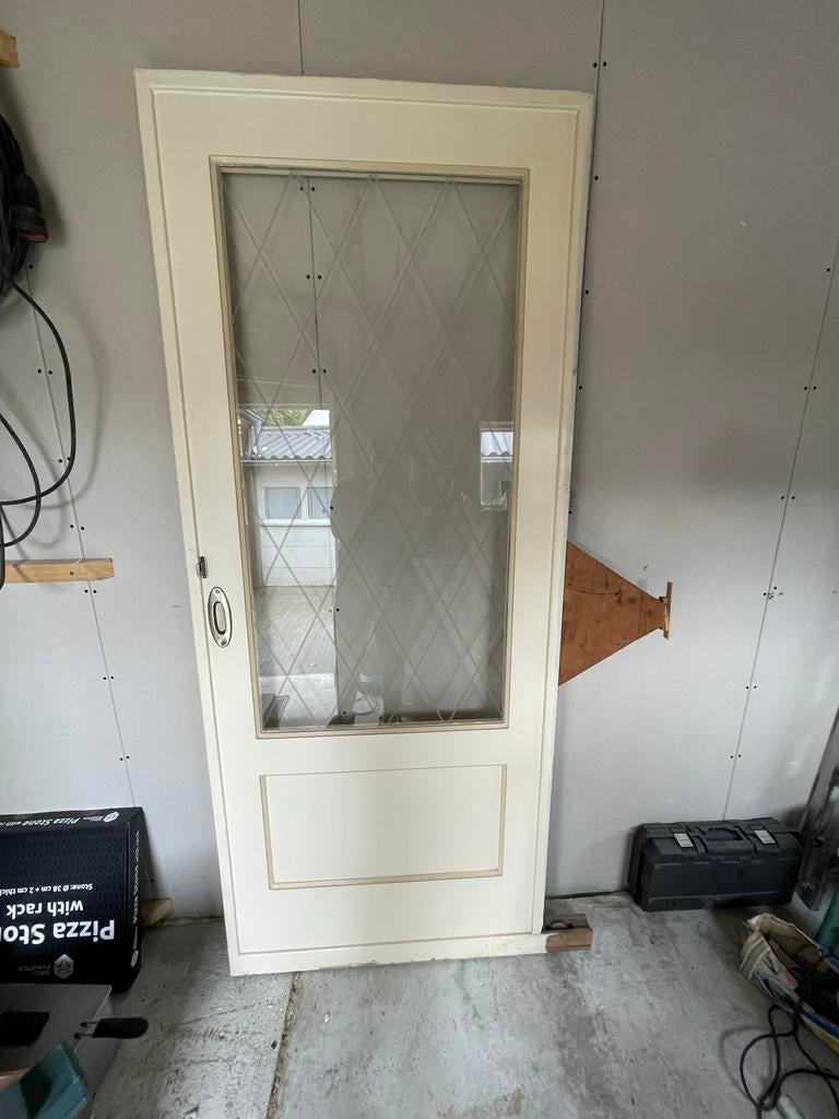 2x Authentieke Ensuite Deuren - Prachtige Set!, Doe-het-zelf en Verbouw, Ophalen, Gebruikt, 80 tot 100 cm, Binnendeur