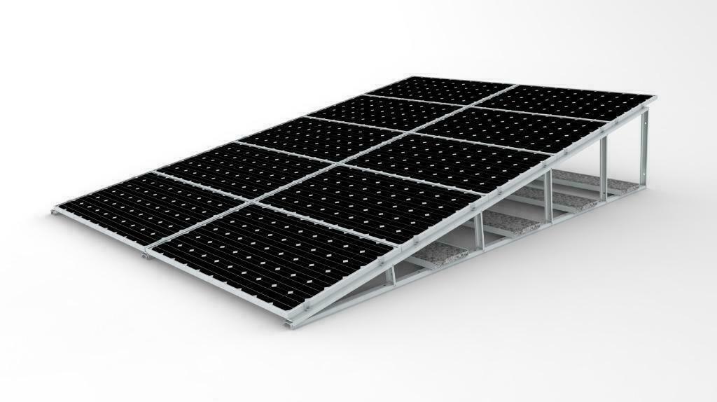 Zonneschansen voor plat dak. 1 tot 5 boven elkaar!, Doe-het-zelf en Verbouw, Zonnepanelen en Toebehoren, Ophalen of Verzenden