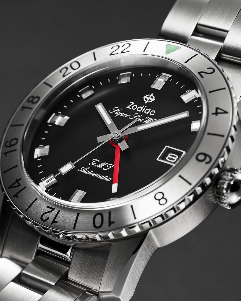 Foto 7 van 🌊 Zodiac Super Sea Wolf GMT (ZO9405) full set 🐺