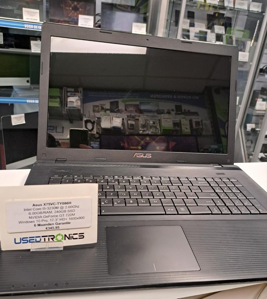 Asus X75VC - Intel Core i5 - 6GB RAM - 720M, Gebruikt, Met videokaart, Qwerty, 500GB