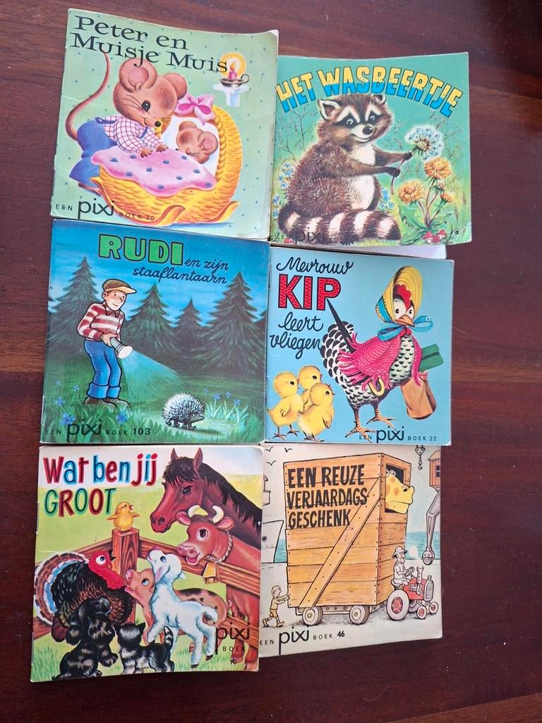 6 Pixie Boekjes, Boeken, Ophalen, Gelezen, 3 tot 4 jaar