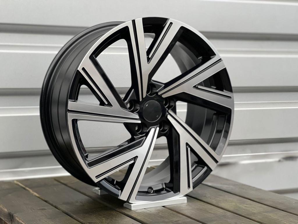 18"19” VW BERGAMO R-Line Look Velgen past op VW Golf 6-7-8, 19 inch, Velg(en), Nieuw, Ophalen of Verzenden
