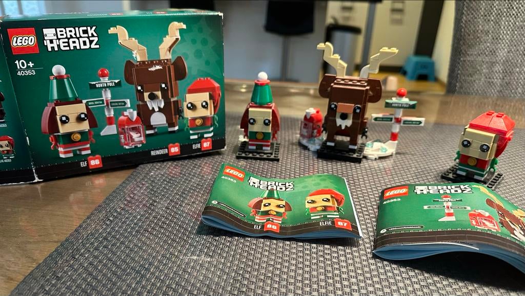 LEGO BrickHeadz Rendier & Elf Set 40353, Kinderen en Baby's, Speelgoed | Duplo en Lego, Ophalen of Verzenden, Zo goed als nieuw
