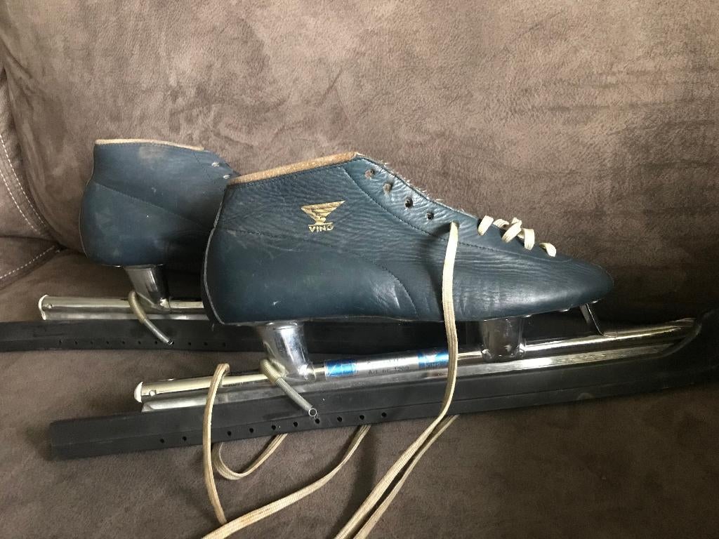 Vintage Schaatsen Ving Noren Laag Canada., Sport en Fitness, Schaatsen, Viking, Gebruikt, Ophalen of Verzenden, Noren