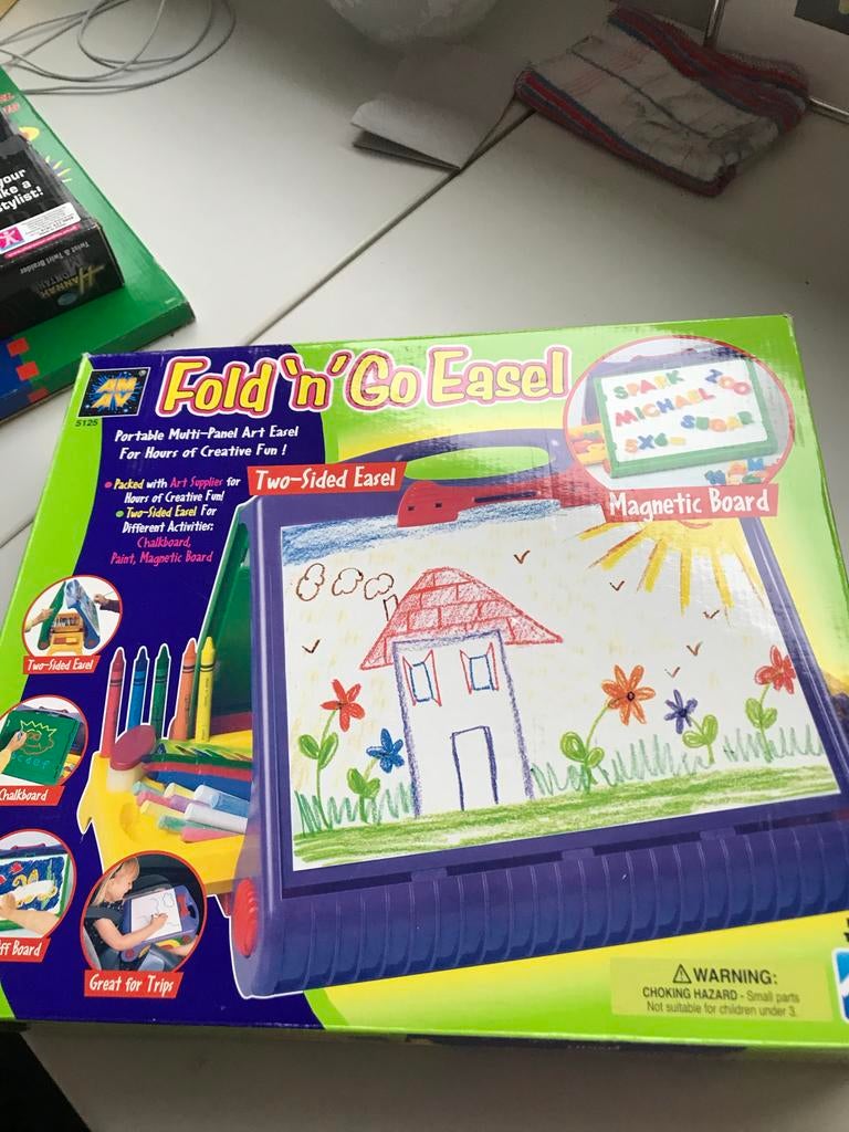 Magneet tekenbord, Kinderen en Baby's, Speelgoed | Educatief en Creatief, Ophalen of Verzenden, Zo goed als nieuw, Knutselen, Met licht