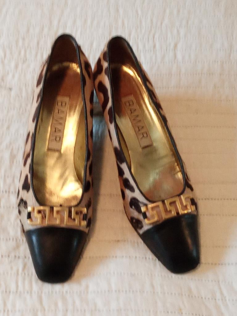 SCHOENEN TIJGERPRINT, Kleding | Dames, Schoenen met lage hakken, Ophalen of Verzenden, Zo goed als nieuw, Bruin
