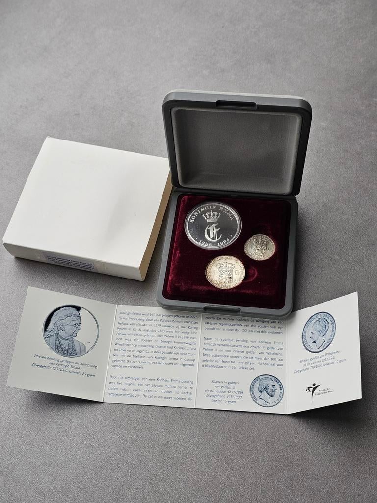 Zilveren Koningin Emma Set, Setje, Zilver, Koningin Wilhelmina, Overige waardes