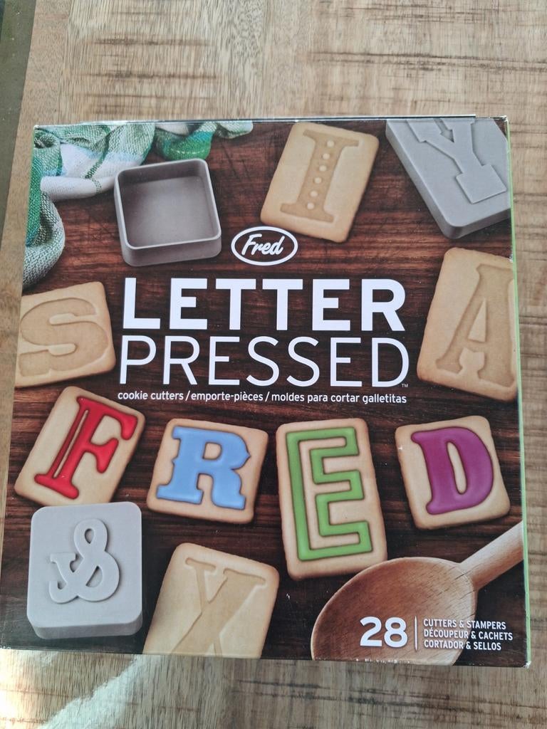 Nieuwe Cookie Cutter Set met Embossing, Ophalen of Verzenden, Nieuw
