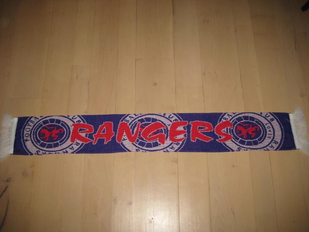 Rangers Ready FC voetbal sjaal collectorsitem, Ophalen of Verzenden, Gebruikt, Buitenlandse clubs, Vaantje of Sjaal