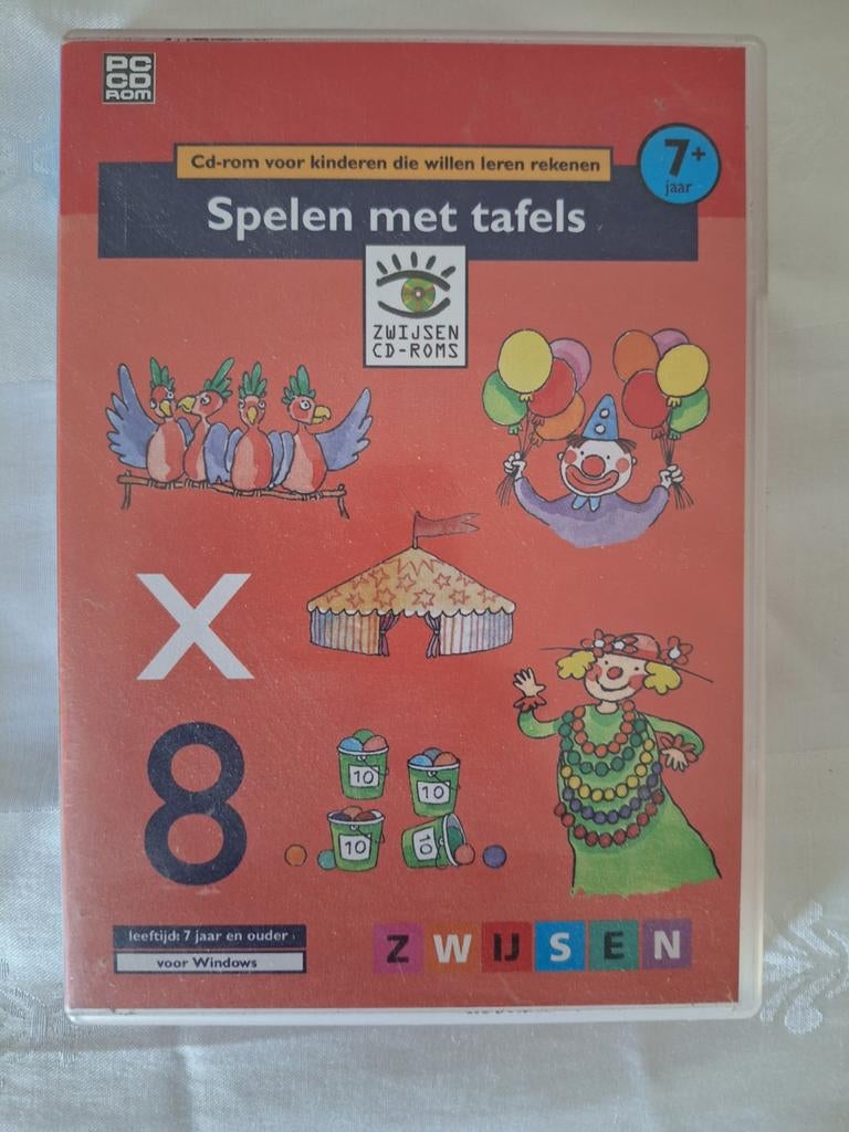 Educatieve reken CD-rom - Spelen met tafels, Ophalen of Verzenden, Nieuw, Windows