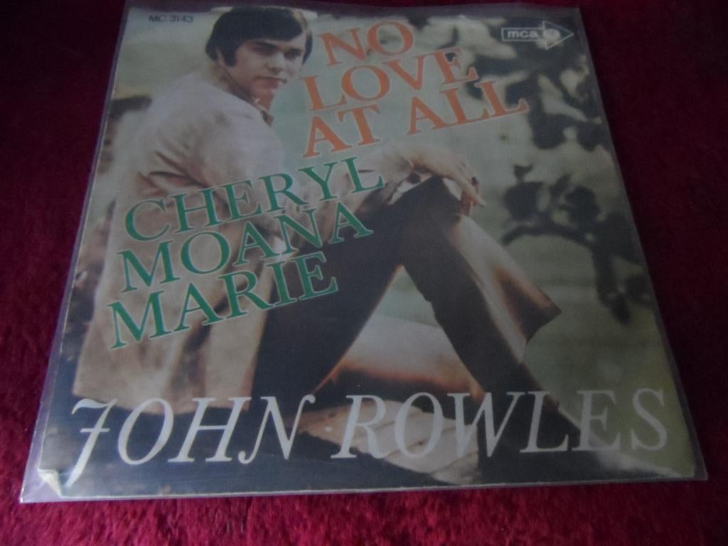 John Rowles - No love at all, Cd's en Dvd's, Vinyl Singles, Gebruikt, Single, Pop, 7 inch, Ophalen of Verzenden