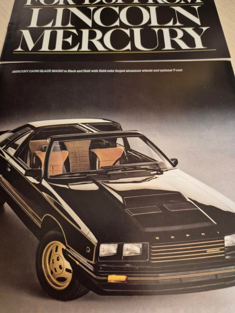 Ford Capri Black Magic 1981 nieuw Ford USA Mercury Lincoln, Ophalen of Verzenden, Zo goed als nieuw, Ford