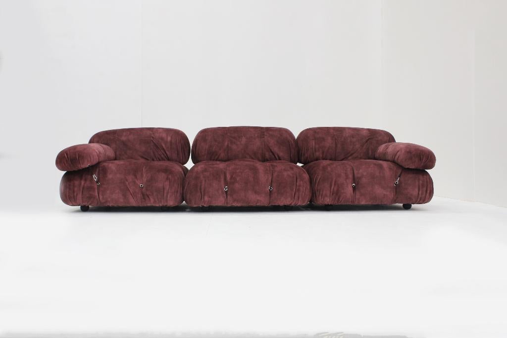 Vintage Camaleonda Sofa Mario Bellini C&B Italia 1970s, Ophalen, Design , vintage, Gebruikt, 100 tot 125 cm