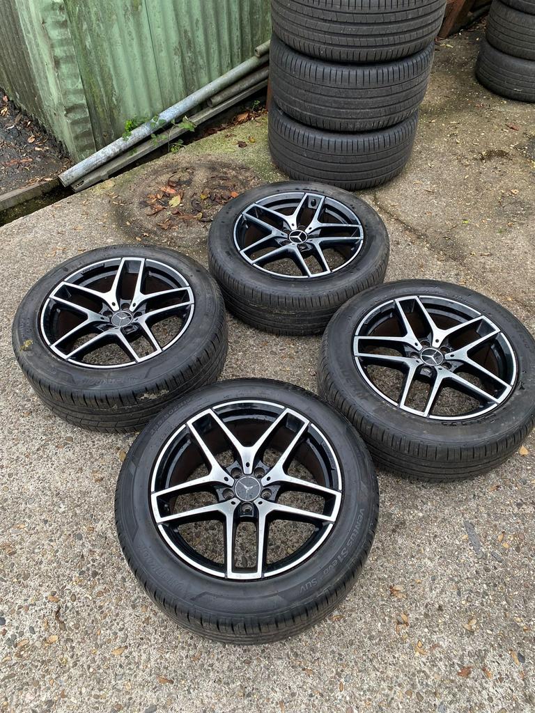 Banden + velgenset - Mercedes GLC 43 AMG, 275 mm, Banden en Velgen, Zomerbanden, 21 inch
