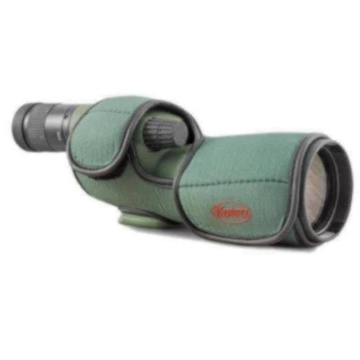 Kowa TSN-502 20-40x50 + Neopreen Tas, Eiberstraat 9 te Dokkum, 20x of meer, Foto Meinema, Met hoes of tas
