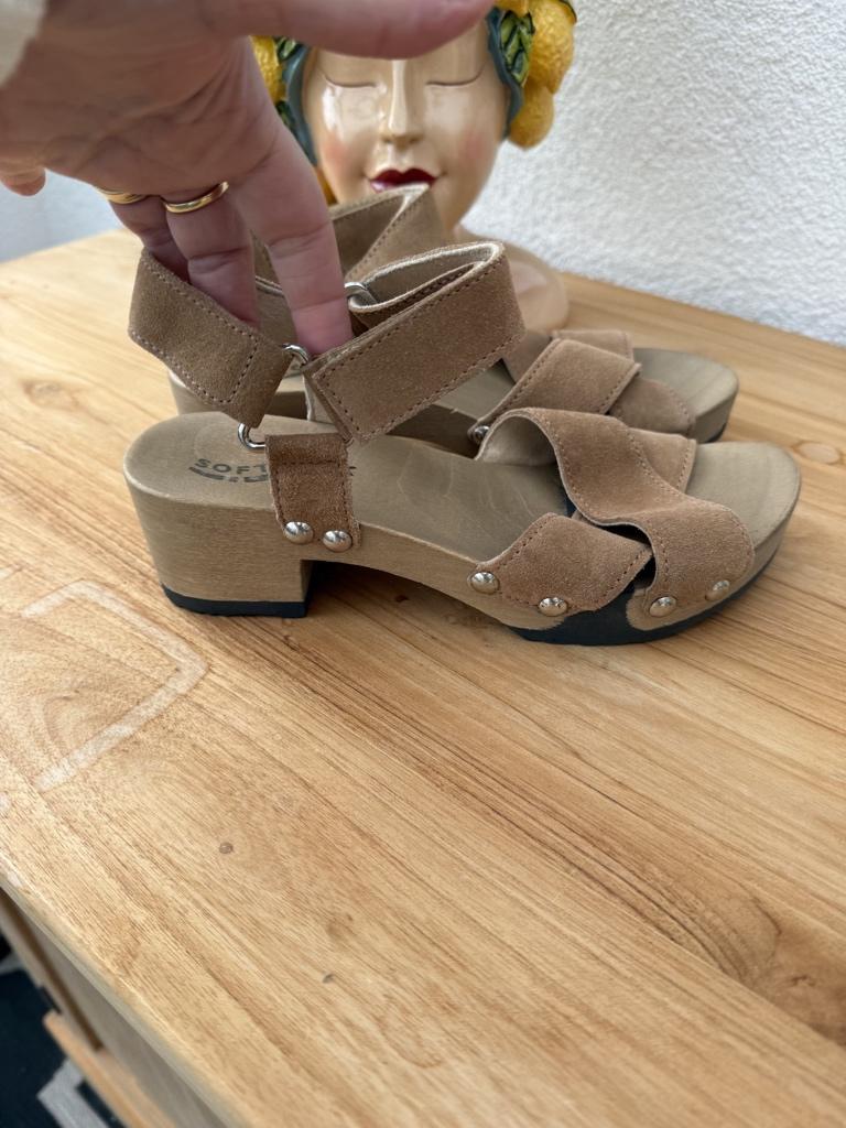 Softclox - Buigbare zool, Kleding | Dames, Schoenen, Bruin, Zo goed als nieuw, Softclox, Sandalen of Muiltjes