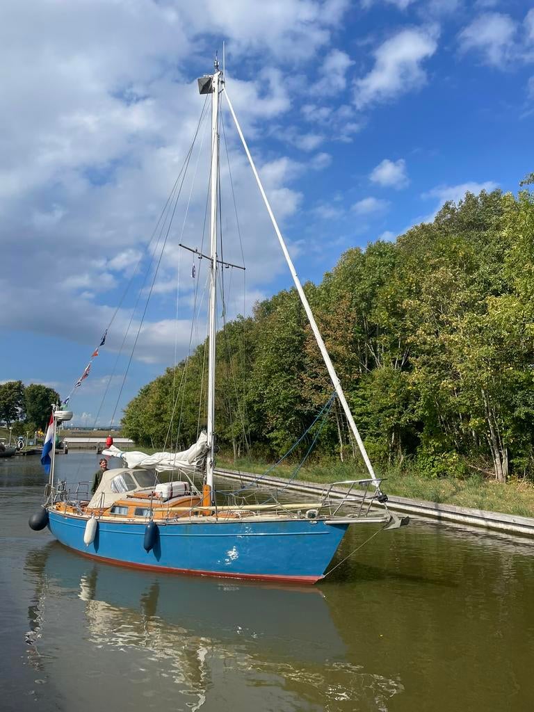 Koopmans kustvaarder 2 30ft klassiek zeegaand zeiljacht, Watersport en Boten, Ophalen, Gebruikt, Staal, Diesel