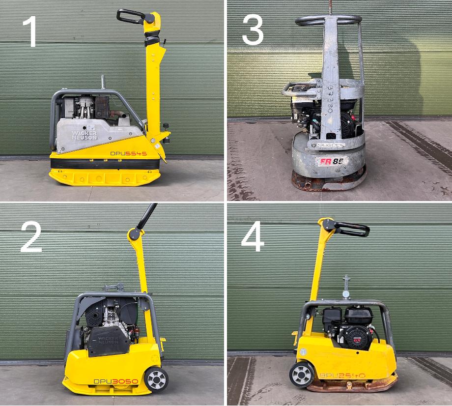 Trilplaat Wacker Neuson DPU, SWEPAC FR 85, Ophalen, Gebruikt