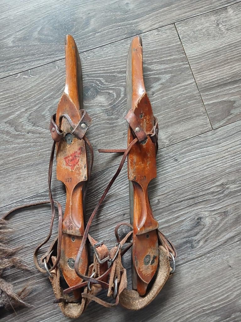 Schaatsen houtjes batavus Heerenveen maat 29, Antiek en Kunst, Ophalen