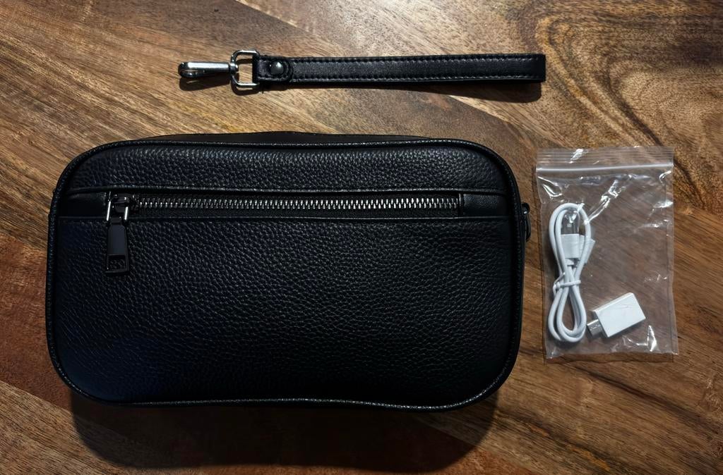Maison Milano | Sereno Securetouch Heren Handtas, Ophalen, Zwart, Minder dan 40 cm, Minder dan 20 cm