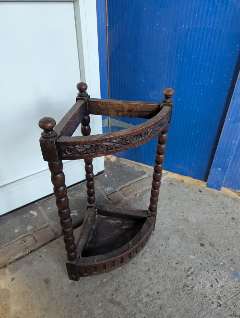 Antieke paraplubak van hout, Huis en Inrichting, Woonaccessoires | Overige, Ophalen of Verzenden, Gebruikt