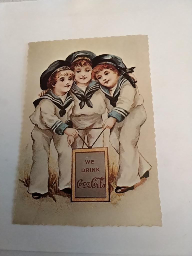 3 MATROOSJES  WE DRINK COCA COLA.  yp, Ophalen of Verzenden, 1960 tot 1980