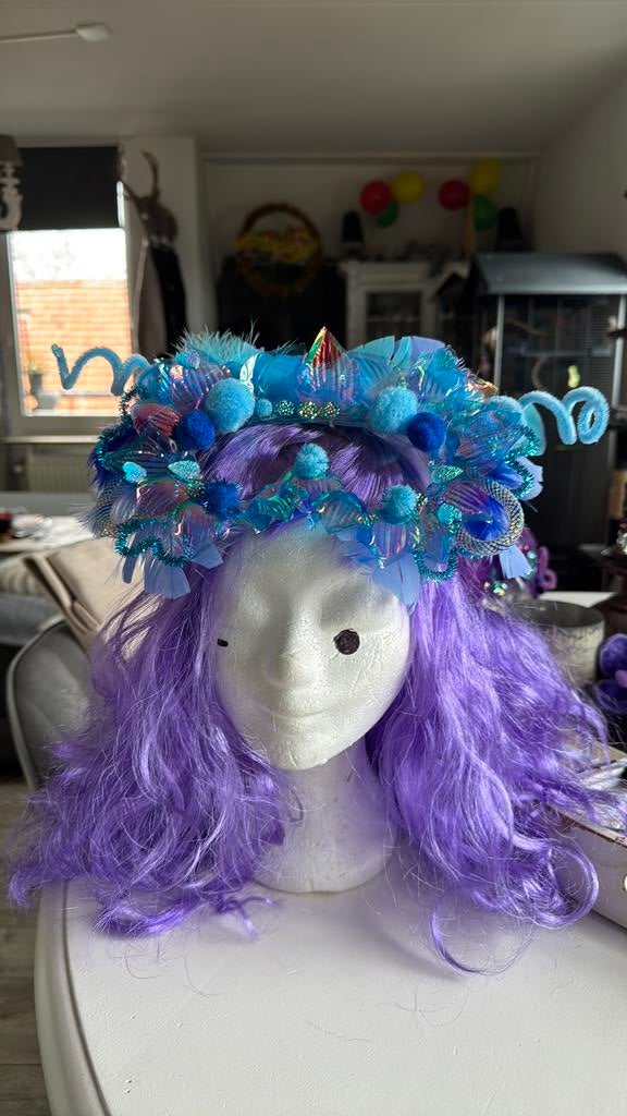 Carnavals brillen en haarband, Ophalen of Verzenden, Nieuw, Carnaval