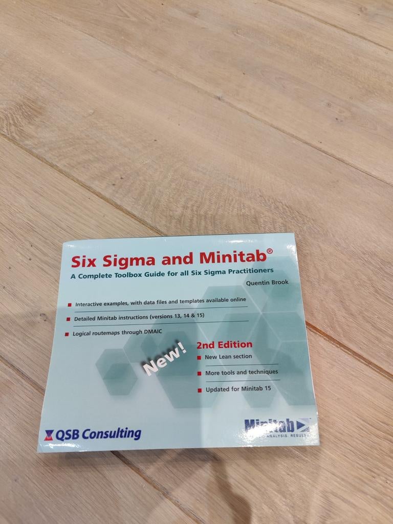 Six Sigma & Minitab - Complete Toolbox Guide, Boeken, Ophalen of Verzenden