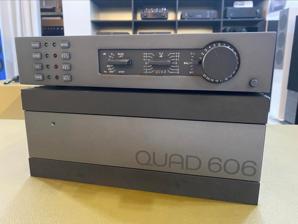 Quad 606 eindversterker, Audio, Tv en Foto, Versterkers en Receivers, Gebruikt, Stereo, 120 watt of meer, Overige merken, Ophalen of Verzenden