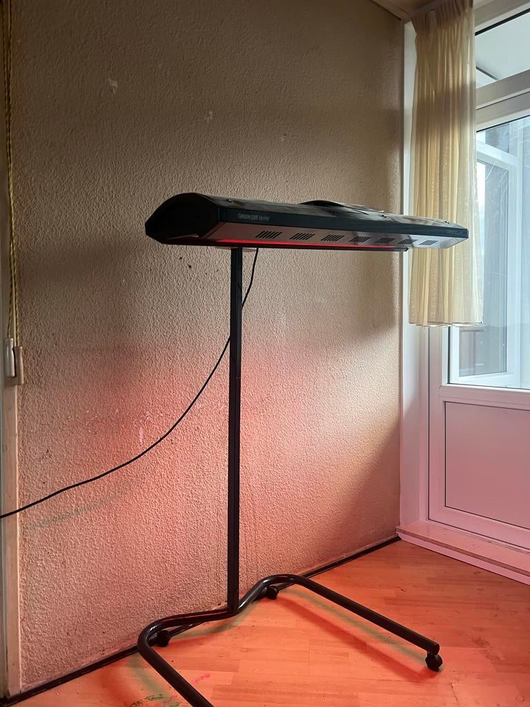 Zonnebank - Gebruikt, Ophalen of Verzenden, Gebruikt, Zonnebank enkelzijdig, Minder dan 10 lampen