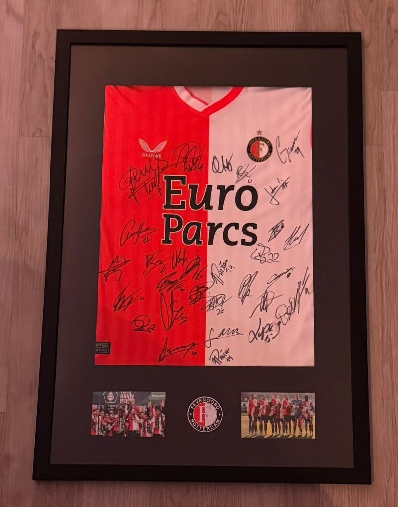 Feyenoord Shirt Finale KNVB Beker 2024 gesigneerd, Verzamelen, Sportartikelen en Voetbal, Ophalen, Zo goed als nieuw, Feyenoord