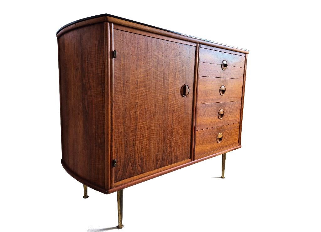 Origineel vintage William Watting design dressoir ladekast, Huis en Inrichting, Kasten | Wandmeubels, Ophalen, Gebruikt, Met deur(en)