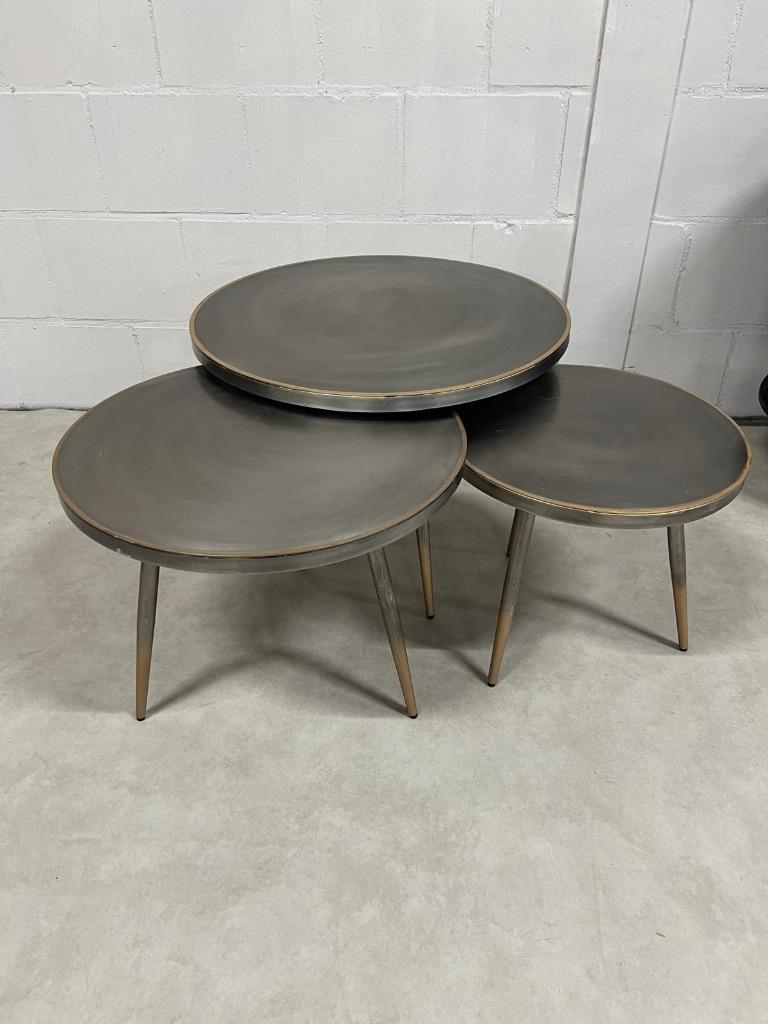 Salontafel Set Light&Living 65/55/45cm Loods5