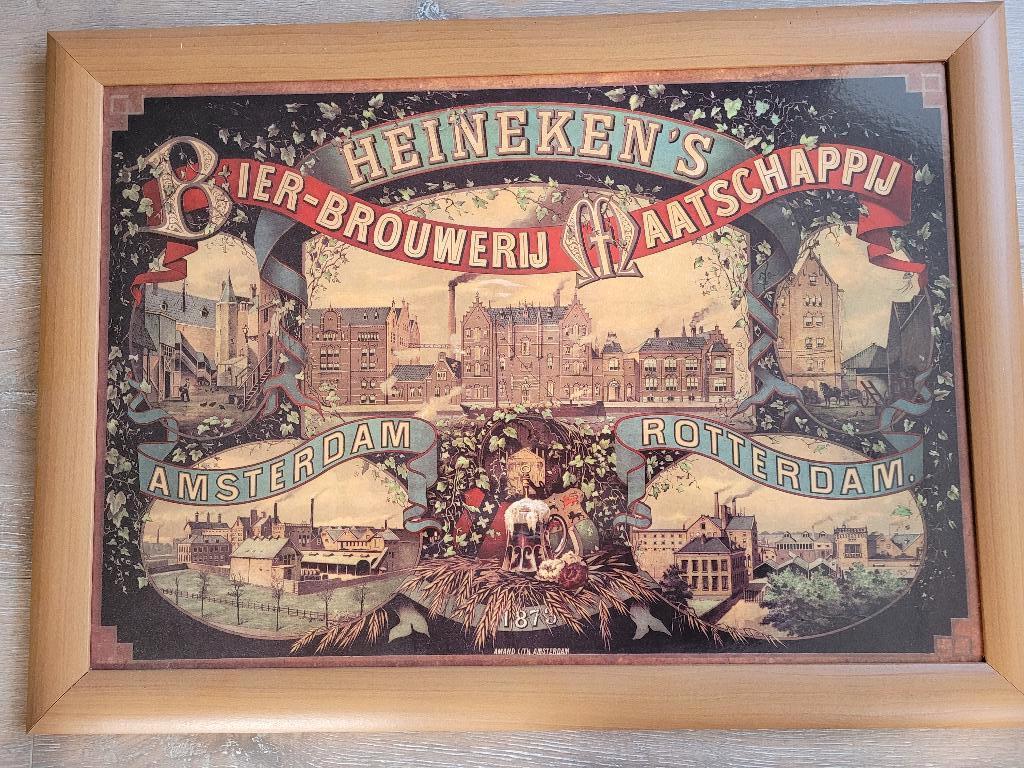 Uniek Heineken poster  Van de brouwerijen, Verzamelen, Ophalen, Nieuw, Overige typen, Heineken