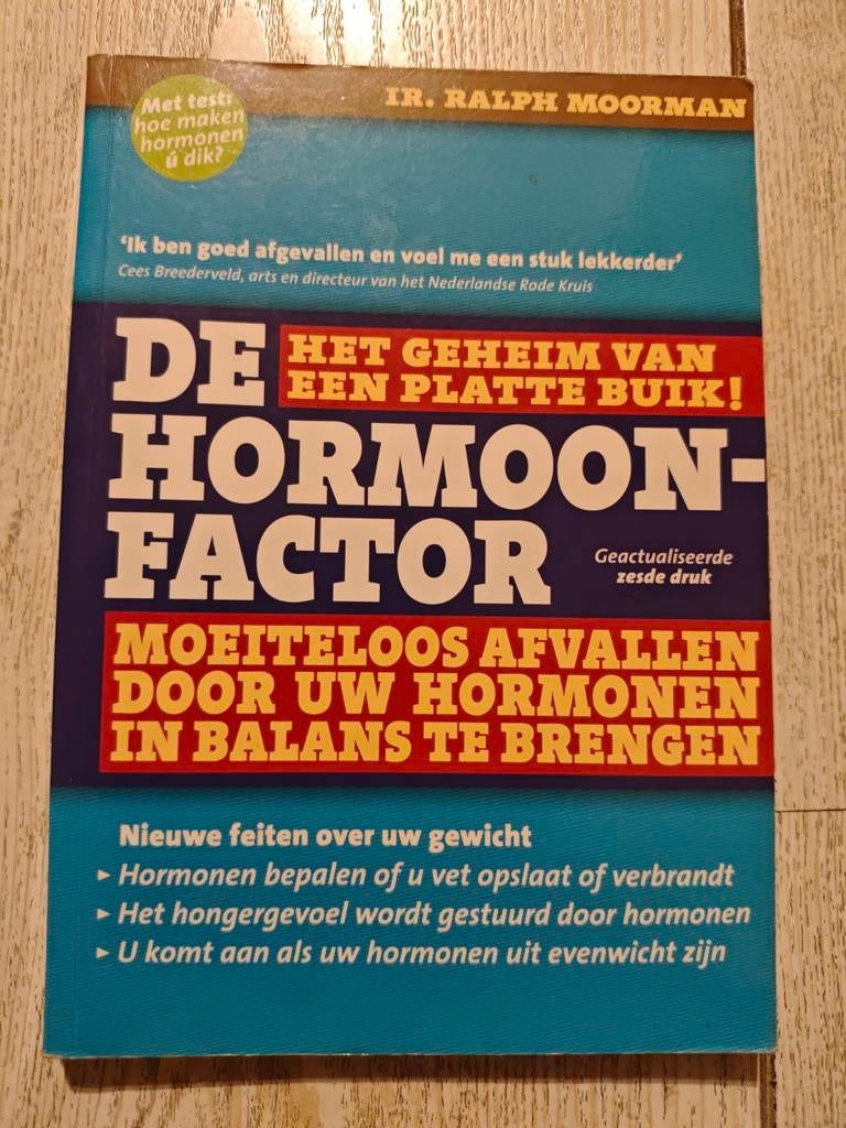 De Hormoonfactor - Ir. Ralph Moorman, Ophalen of Verzenden, Zo goed als nieuw, Dieet en Voeding, Ralph Moorman