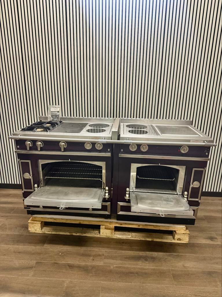 Prachtige Luxe La Cornue 3 pits + coupe de feu 4 zones 180cm, 60 cm of meer, Grill, Ophalen of Verzenden, Zo goed als nieuw