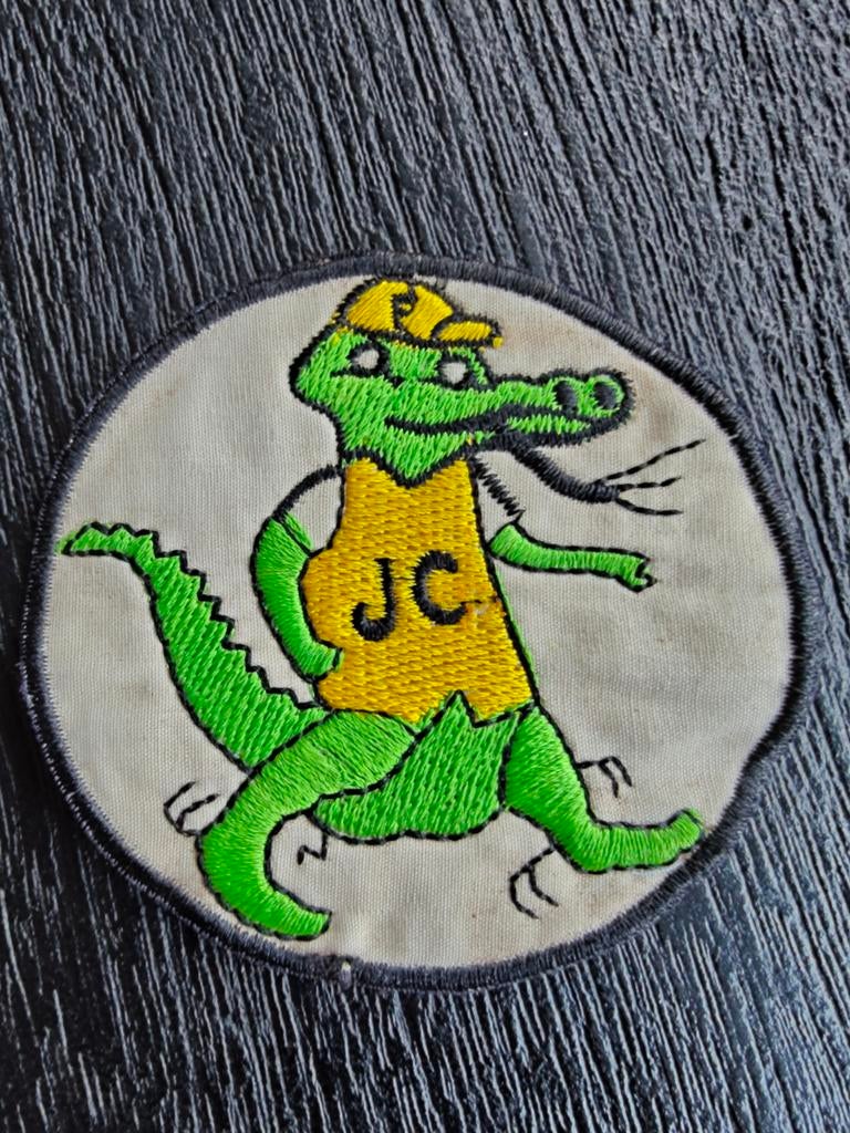 Alligator Marine Corps team Vietnam periode, Ophalen of Verzenden, Marine, Nederland, Embleem of Badge