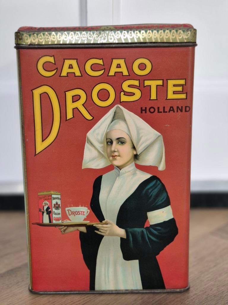 Droste 5 kilo blik, Ophalen of Verzenden, Gebruikt, Overige, Droste