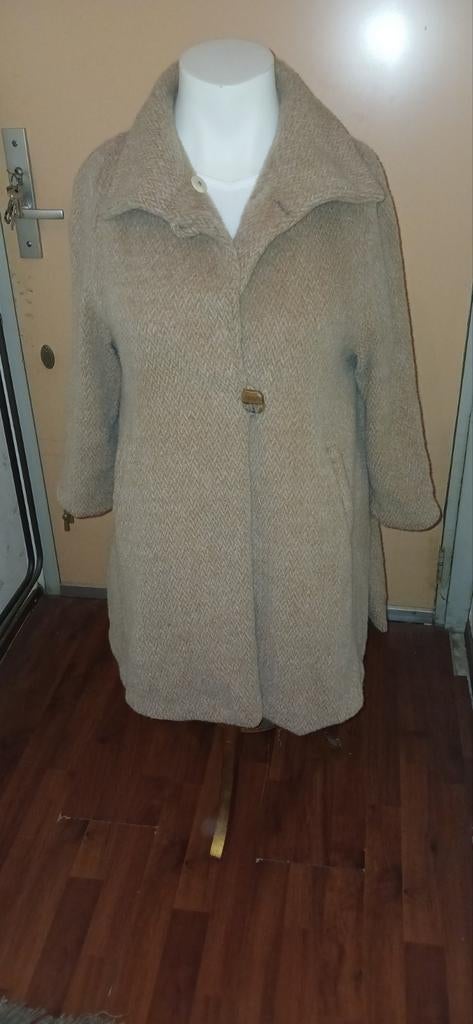 Vintage Beige Jas van Peter Hahn € 35,00, Beige, Ophalen, Maat 38/40 (M), Onbekend