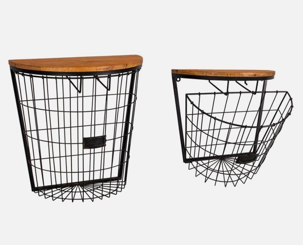 Antic Line 2 wandmanden, 35 en 31 cm NIEUW, Huis en Inrichting, Woonaccessoires | Schalen en Manden, Ophalen of Verzenden, Nieuw