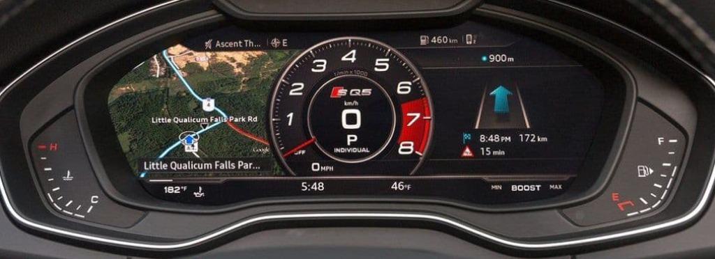 Audi Sport Layout S/RS Virtual Cockpit A3 A4 A5 Q2 Q5 Q7 TT, Ophalen, Landkaarten
