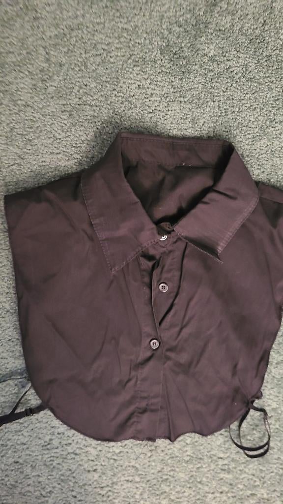Zwart overhemdkraagje, Kleding | Dames, Maat 38/40 (M), Zwart, Ophalen of Verzenden, Korte mouw